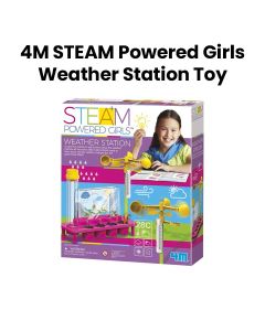 4M STEAM Powered Girls Weather Station Toy Multicolor|FRM48604904