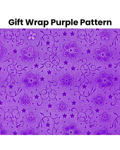 Gift Wrap Jumbosouq - Purple Pattern