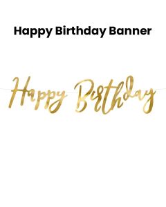 Gift Balloons-Happy Birthday Banner