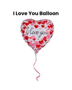 Gift Balloons-I Love You Red