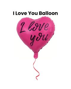 Gift Balloons-I Love You Pink