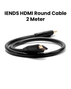 IENDS 2 Meter HDMI Round Cable Black | IE-CA8838