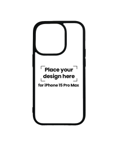 Customized Printing - iPhone 15 Pro Max - Black Case