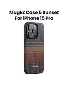 Pitaka Magez Case for iPhone 15 Pro Sunset | KI1501SU