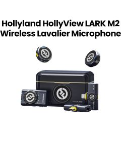 Hollyland Lark M2 Wireless Lavalier Microphone Kit (2TX+3RX) for Camera, iPhone, Android - Black | LARK-M2