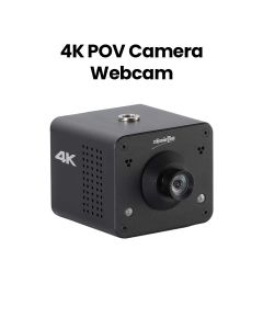 ZOWIETEK ZowieCam 4K POV Webcam - HDMI/SDI, RTSP/RTMP/SRT, Live Streaming to YouTube/Twitch - Black | ZOWIECAM-POV