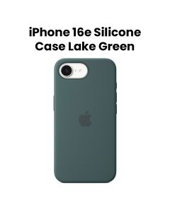 Apple iPhone 16E Silicone Case – Lake Green