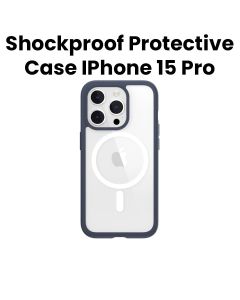 MagEasy Magsafe Shockproof Protective Case for iPhone 15 Pro 6.1" Blue | MPH56P165BL23