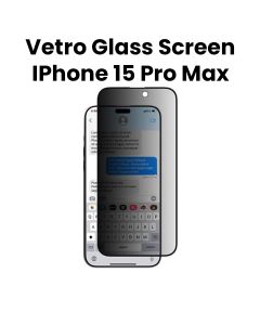 MagEasy Vetro Tempered Glass Privacy Screen Protector for iPhone 15 Pro Max 6.7" | MPH57P026CL23