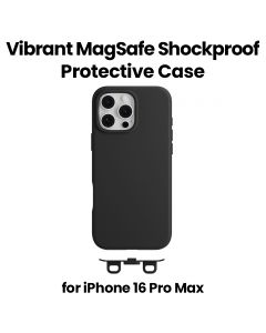 MagEasy Magsafe Shockproof Protective Case for iPhone 16 Pro Max Black | MPH67P261BK24