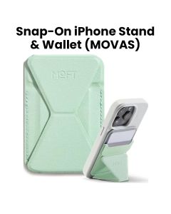 MOFT Snap-On iPhone Stand and Wallet Peppermint | MS007MP-1-MO-PPMT