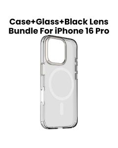 Momax Case / Glass / Black Lens Bundle Kit for iPhone 16 Pro 6.3" | MXAP24MTGS