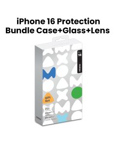 Momax Case / Glass / Black Lens Bundle Kit for iPhone 16 6.1" | MXAP24STGS