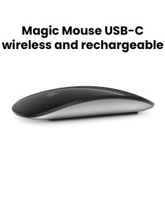 Apple Magic Mouse - Black Multi-Touch Surface |MXK63ZM/A