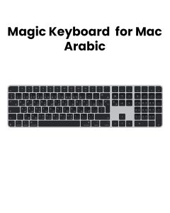 Apple Magic Keyboard with Touch ID and Numeric Keypad for Mac models with Apple silicon - Arabic - Black Keys |MXK83AB/A