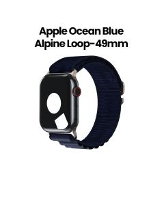 Apple Watch 49mm Alpine Loop M-ZML Ocean Blue | MT633ZM/A