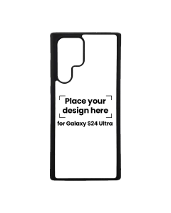 Samsung 24 Ultra Black Case with Your Design – Personalized Printing