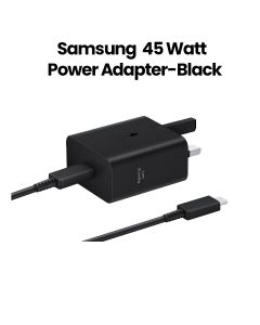 Samsung 45W USB-C Power Adapter with 1.8M Cable - Black | EP-T4511XBEGAE 