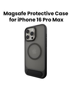 SwitchEasy MagSafe Stand Guard Protective Case for iPhone 16 Pro Max Black | SPH67P267BK24