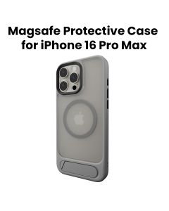 SwitchEasy MagSafe Stand Guard Protective Case for iPhone 16 Pro Max Titanium | SPH67P267TT24