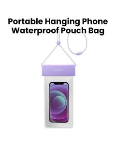 Momax Waterproof Phone Protection Bag with Hanging Cord Purple | SR25U