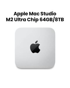 Apple M2 Ultra Chip Desktop - 24-Core CPU, 60-Core GPU, 32-Core Neural Engine, 64GB RAM, 8TB SSD - Silver| M2U-64-8
