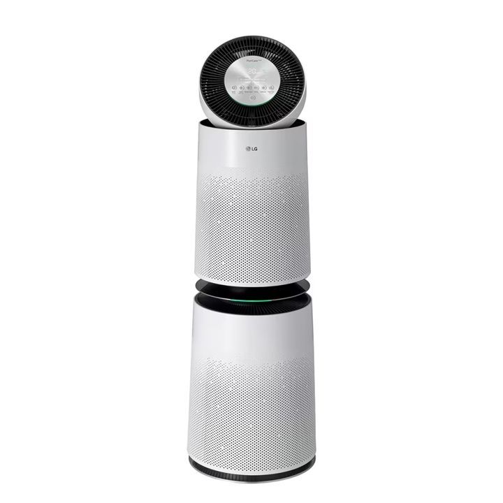 LG PuriCare 360 Air Purifier Dual Version, H13 HEPA, with Clean Booster 91mÂ² | AS10GDWH0