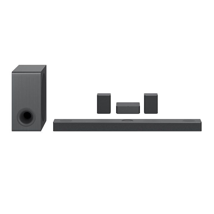 LG 5.1.3 ch High Res Audio Sound Bar with Dolby Atmos and Surround Speakers | S80QR