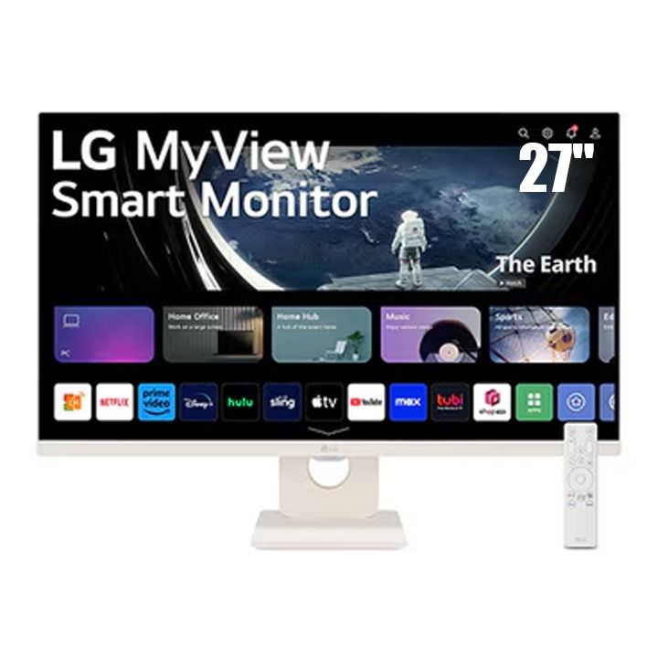 LG Smart Monitor 2023 - 27 inch, Full HD IPS Display | 27SR50F-W