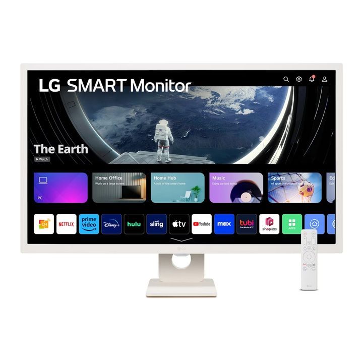 LG Smart Monitor 2023 - 31.5 inch, Full HD IPS Display | 32SR50F-W