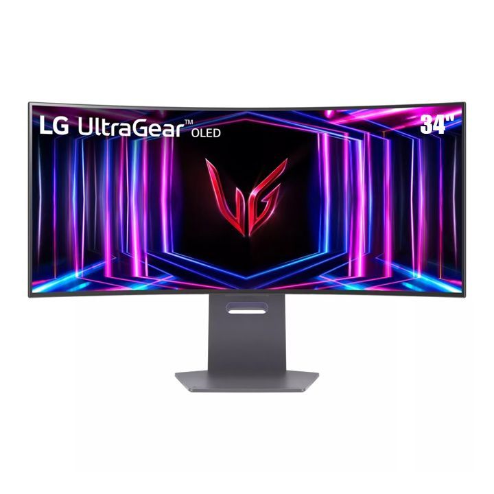 LG 34'' UltraGear OLED Curved Gaming Monitor HDR400 True black 240Hz | 34GS95QE-B