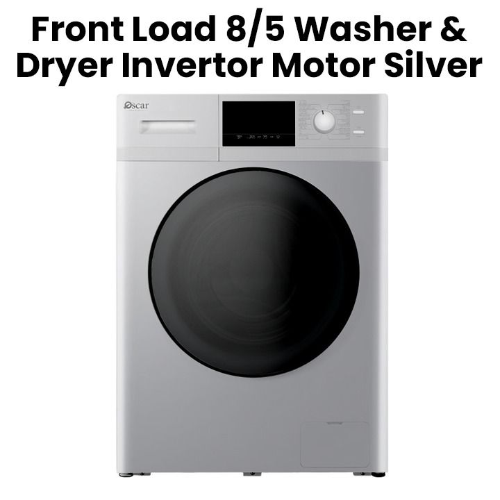 Oscar 8/5Kg Washer & Dryer Washing Machine - Silver | OWD85IS