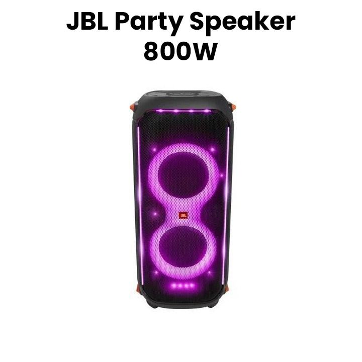 JBL Partybox 710 Party Speaker with 800W RMS Powerful Sound, Built-in Lights and Splashproof Design