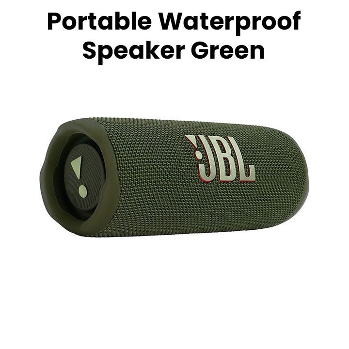 JBL Flip 6 Portable Waterproof Speaker - Green