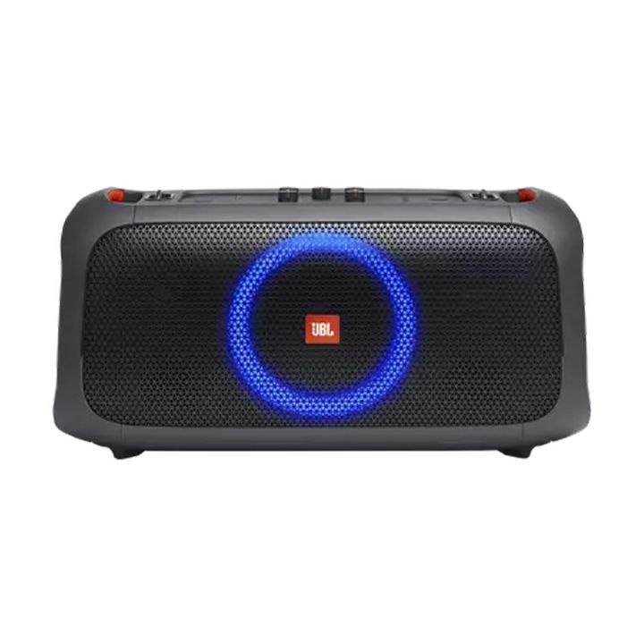 JBL PartyBox On-The-Go Essential Portable Party Speaker with Built-in Lights and Wireless Mic