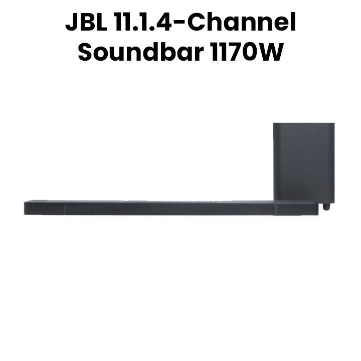 JBL BAR1300 11.1.4-Channel soundbar with detachable surround speakers, MultiBeam, Dolby Atmos® and DTS:X®