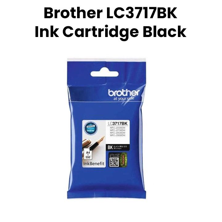 Genuine Brother Ink Cartridge - Black | LC3717BK