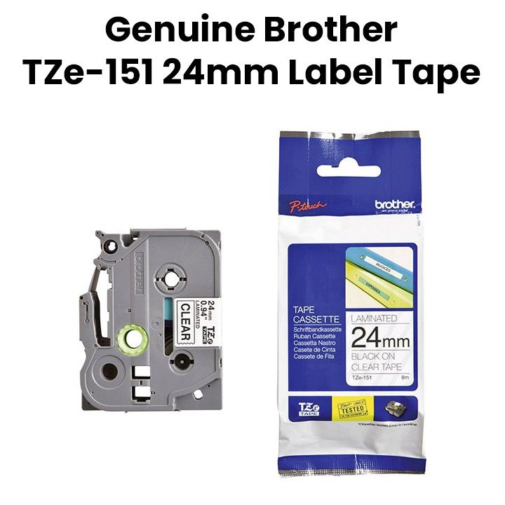 Genuine Brother TZe-151 24mm Label Tape