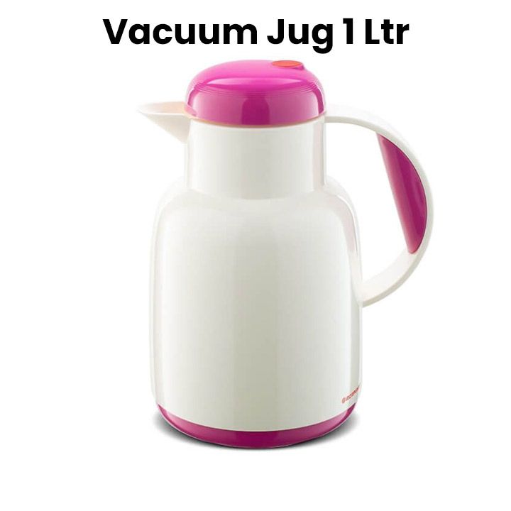 Rotpunkt 1 Ltr Vacuum Jug - White/Dragon Fruit | R970