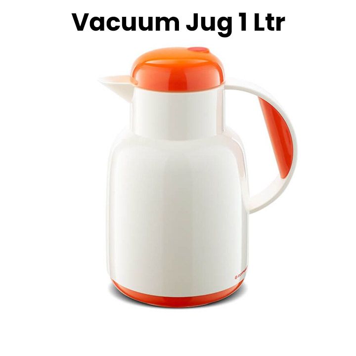 Rotpunkt 1 Ltr Vacuum Jug - White/Pumpkin | R970