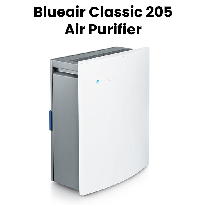 Blueair Classic 205 Air Purifier with HEPASilent Filtration for Allergen and Hay Fever Reduction, WiFi Enabled, ALEXA compatible