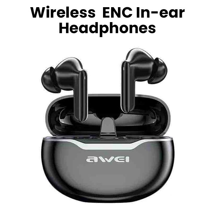 Awei In-Ear Wireless Earphone - Black | T50 ENC