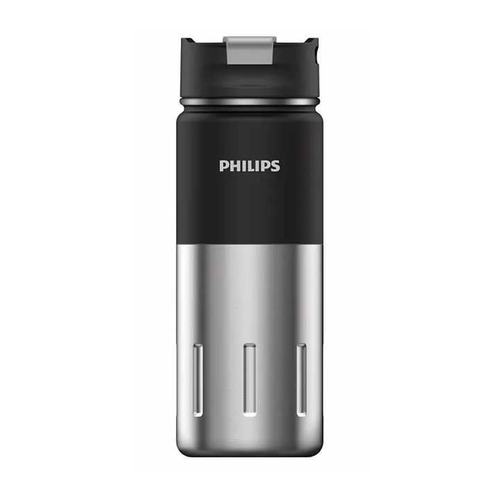 Philips GOZERO Hydration Thermal Water Bottle - Black | AWP2656BK/56