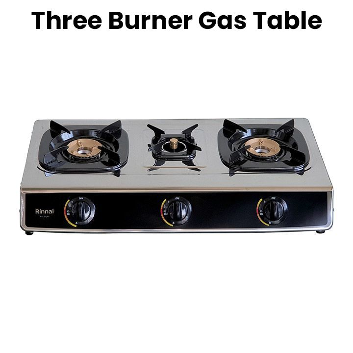 Rinnai Three Burner Gas Table | RV-310RI