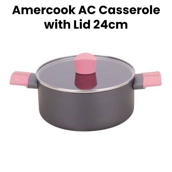 Amercook AC.0305.24 Casserole with Lid 24cm