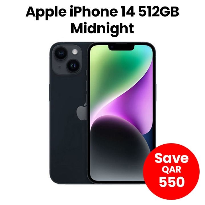 Apple iPhone 14 512GB - Midnight | MPWW3AA/A