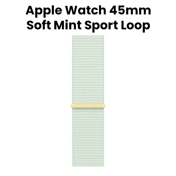 Apple Watch 45mm Soft Mint Sport Loop 