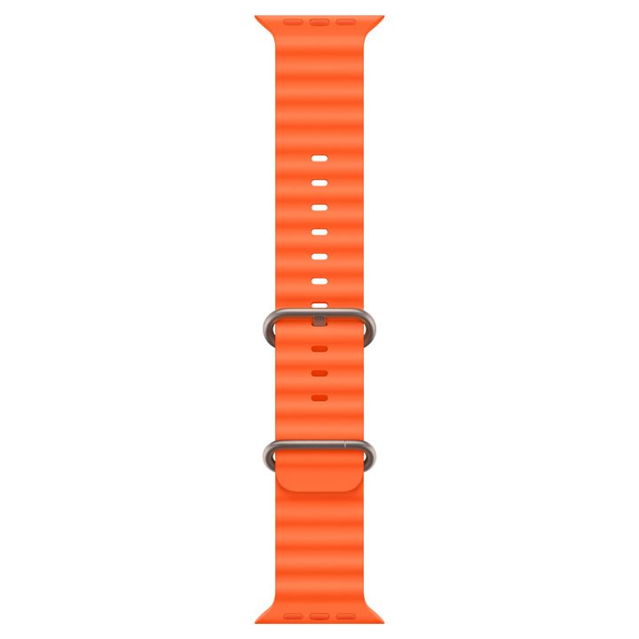 Apple Watch Ultra 2 GPS + Cellular 49mm Titanium Case with Orange Ocean Band | MREH3AE/A